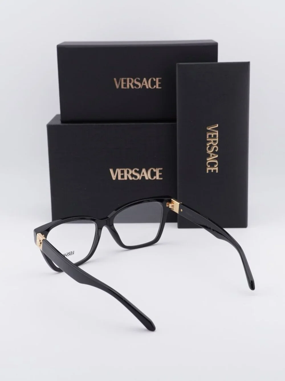 Versace VE3382 GB1 Cat Eye Eyeglasses 55mm – Black